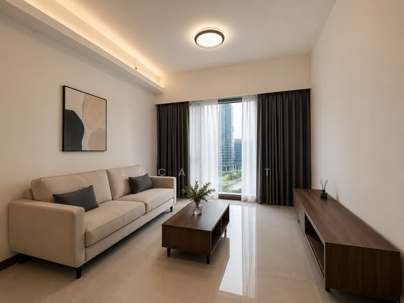 Service Residence for Rent at Core Residence @ TRX - Lucas Sit - Living Room - PropertyGuru.com.my