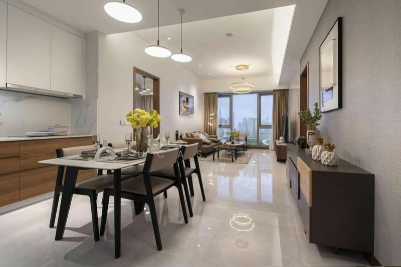Servis Apartment untuk Dijual di Core Residence @ TRX - Lucas Sit - Living Room - PropertyGuru.com.my