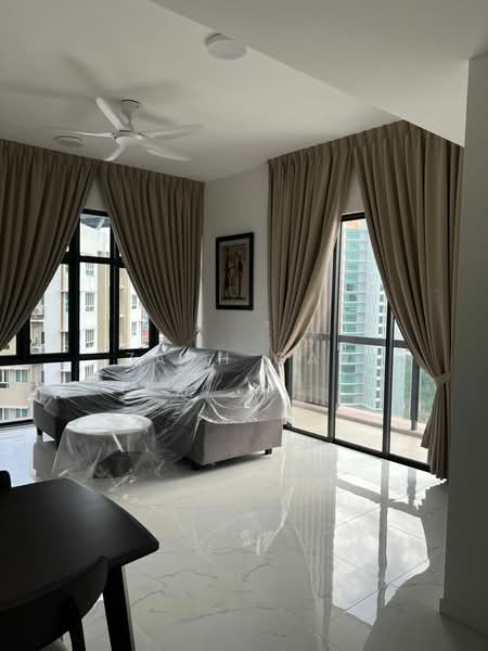 Service Residence for Rent at Residensi 38 Bangsar - Zach Gan - Living Room - PropertyGuru.com.my