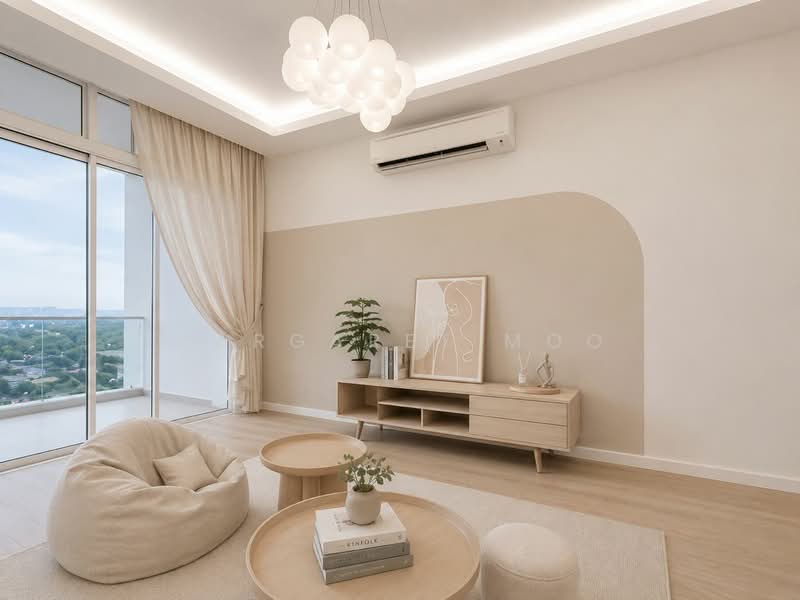 Condominium for Sale at Paradiso Nuova (Merak Kayangan) - Margaret Moo - Living Room - PropertyGuru.com.my