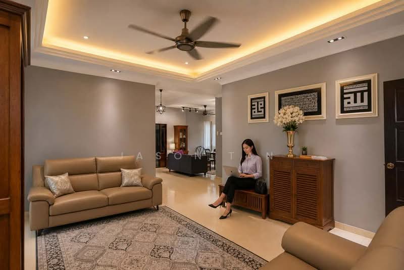 Rumah Berkembar untuk Dijual di Taman Meru Harapan (Kapar) - Jason Tan - Living Room - PropertyGuru.com.my