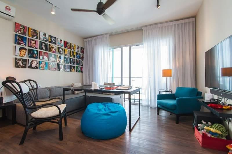 Condominium for Sale at Vertiq - Alvin Sim - Living Room - PropertyGuru.com.my