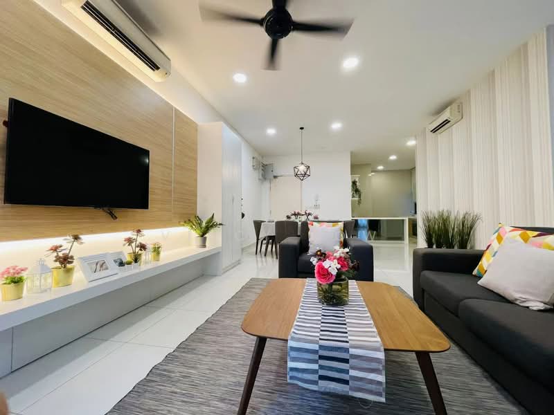 Kondominium untuk Disewa di Mirage Residence - Vincy How - Living Room - PropertyGuru.com.my