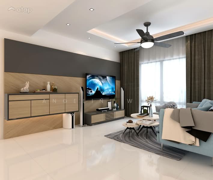 Service Residence for Sale at Gaya Residency - Angeline Wong - Living Room - PropertyGuru.com.my