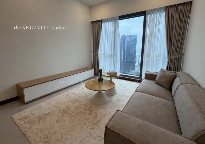 Service Residence for Rent at Core Residence @ TRX - Marco Lim - Living Room - PropertyGuru.com.my