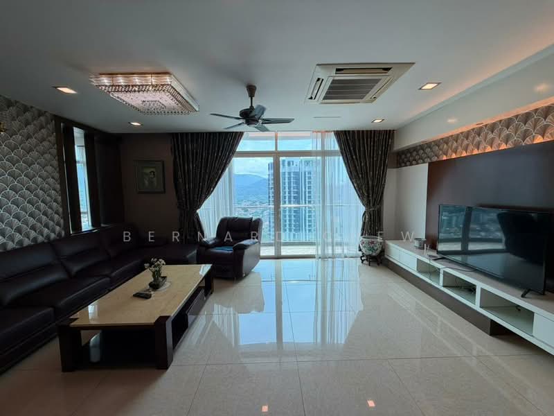 Kondominium untuk Disewa di H Residence (One Ritz Residence / Kelawai View) - Bernard Chew - Living Room - PropertyGuru.com.my