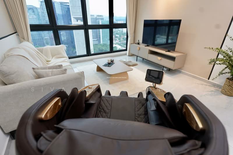 Service Residence for Rent at Agile Bukit Bintang - Siva Subramaniam - Living Room - PropertyGuru.com.my