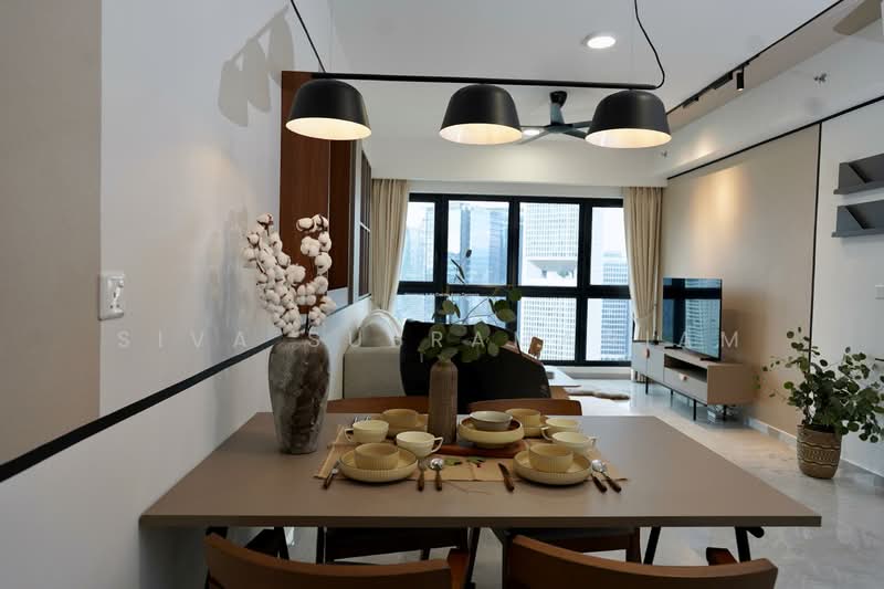 Service Residence for Rent at Agile Bukit Bintang - Siva Subramaniam - Living Room - PropertyGuru.com.my