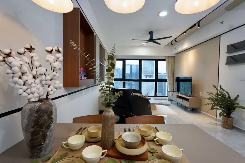 Service Residence for Rent at Agile Bukit Bintang - Siva Subramaniam - Living Room - PropertyGuru.com.my