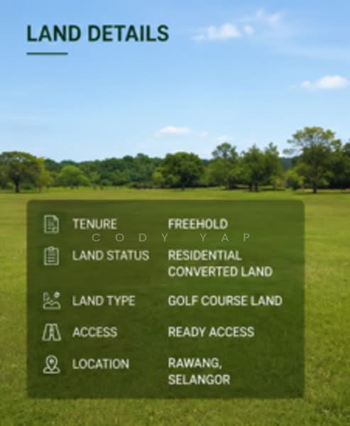 Residential Land for Sale in Rawang (Selangor) - Cody Yap - PropertyGuru.com.my