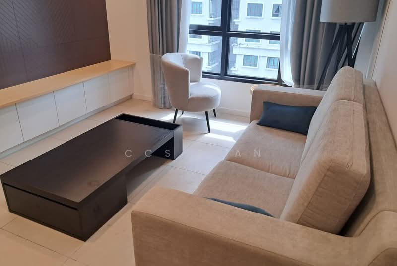Servis Apartment untuk Disewa di Kami - CCS Shan - Living Room - PropertyGuru.com.my