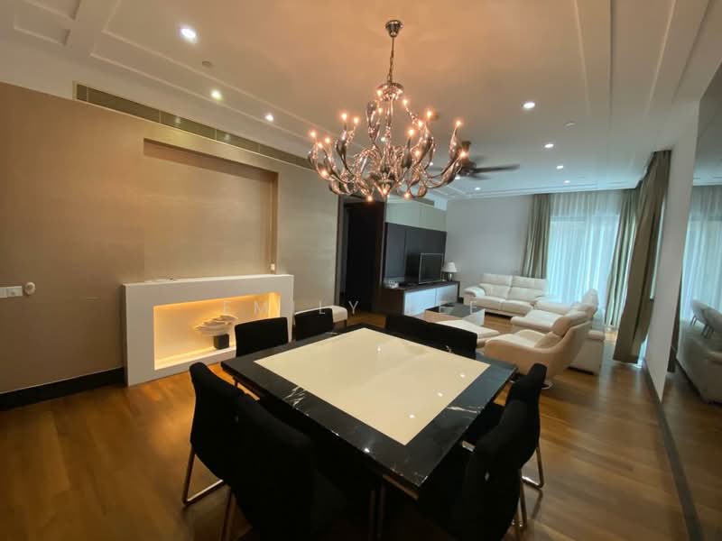 Kondominium untuk Disewa di The Binjai on the Park - Emily Lee - Living Room - PropertyGuru.com.my