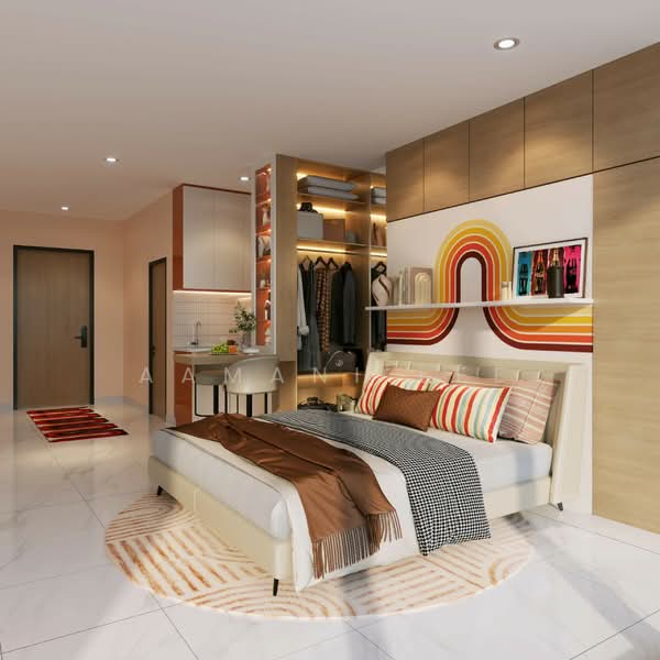 Service Residence for Sale at TriTower Residence @ Johor Bahru Sentral - Aamani Lee - Bedroom - PropertyGuru.com.my