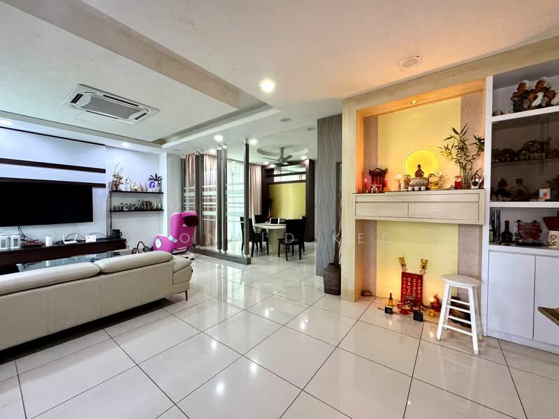 Rumah Teres 2 Tingkat untuk Dijual di Kampung Perlis (Bayan Lepas) - Ronald Kee - Living Room - PropertyGuru.com.my