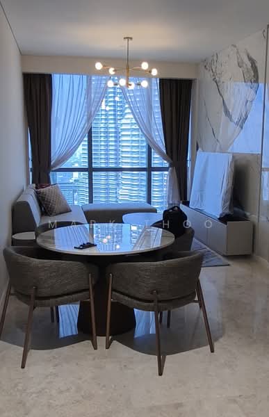 Service Residence for Sale at Jewel by Oxley KLCC - Mark Thoo - Living Room - PropertyGuru.com.my