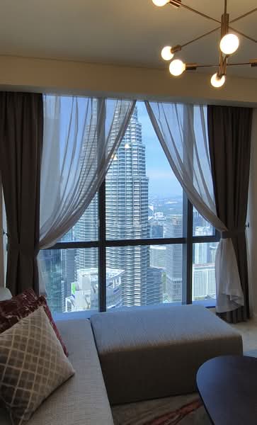 Service Residence for Sale at Jewel by Oxley KLCC - Mark Thoo - Living Room - PropertyGuru.com.my