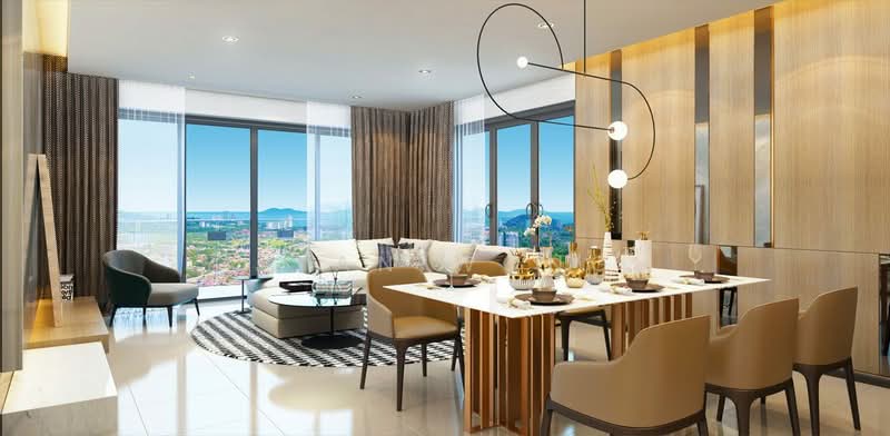 Condominium for Sale at Jesselton Twin Towers - Jyan Wong - Living Room - PropertyGuru.com.my