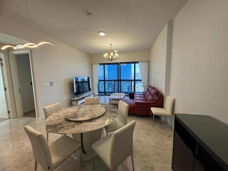 Service Residence for Sale at TRX Residences - Alvin Chia - Living Room - PropertyGuru.com.my
