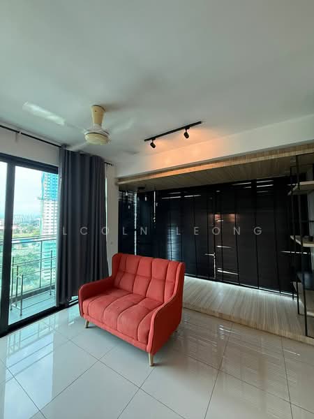 Service Residence for Rent at The Leafz @ Dedaun - Elcoln Leong - Living Room - PropertyGuru.com.my