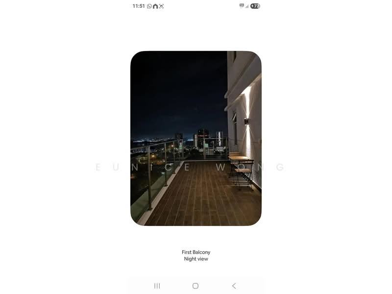 Servis Apartment untuk Disewa di TriTower Residence @ Johor Bahru Sentral - Eunice Wong - Balcony - PropertyGuru.com.my