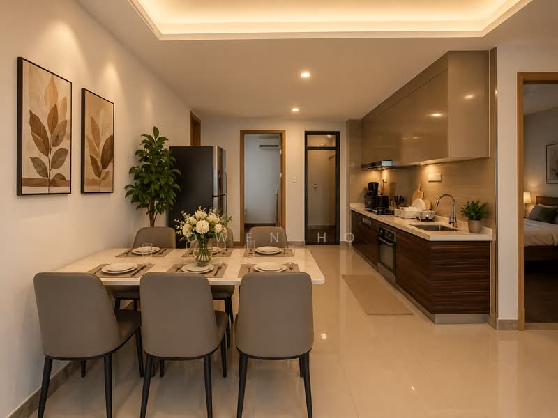 Kondominium untuk Disewa di R&F Princess Cove Phase 2-Seine Region - Owen Ho - Dining Room - PropertyGuru.com.my