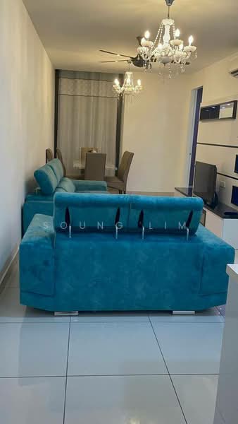 Service Residence for Rent at H2O Residences - Soung Lim - Living Room - PropertyGuru.com.my