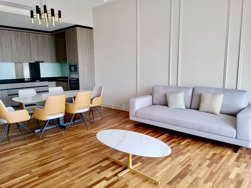 Service Residence for Rent at Straits Residences - Giselle Wong - Living Room - PropertyGuru.com.my