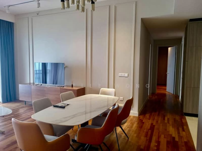 Service Residence for Rent at Straits Residences - Giselle Wong - Living Room - PropertyGuru.com.my