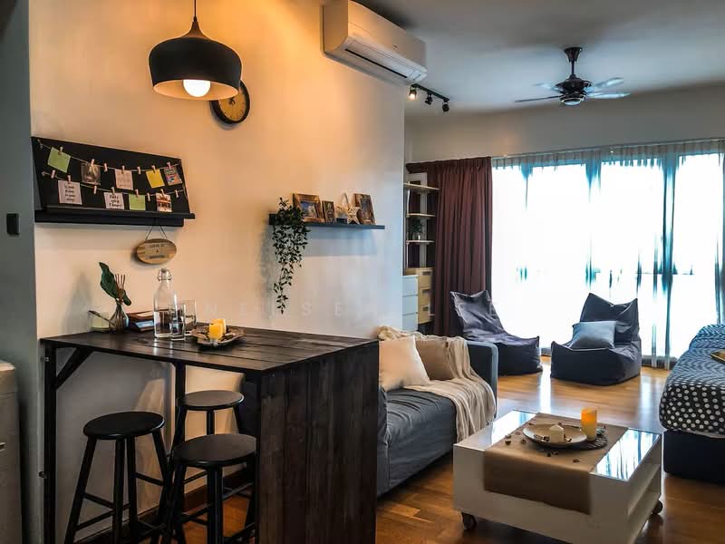 Service Residence for Rent at Regalia Residence - Nelsen Lee - Living Room - PropertyGuru.com.my