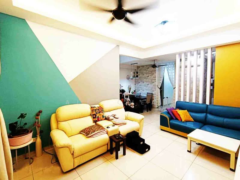 Condominium for Sale at Straits Garden Condominium - Alex Cheah - Living Room - PropertyGuru.com.my