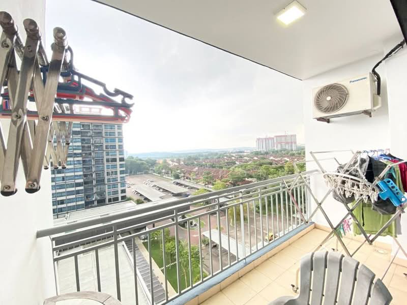 Pangsapuri untuk Dijual di Seri Austin Residence (Pangsapuri Seri Austin) - Nico Chong - Balcony - PropertyGuru.com.my