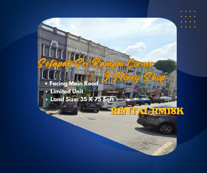 Kedai / Pejabat untuk Disewa di Setapak (Kuala Lumpur) - Kah Hee Chong - Exterior - PropertyGuru.com.my