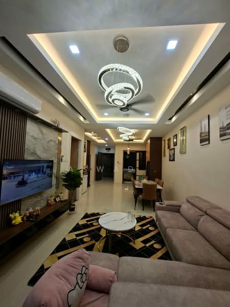 Condominium for Sale at Evoke Residence - Aswad . - Living Room - PropertyGuru.com.my