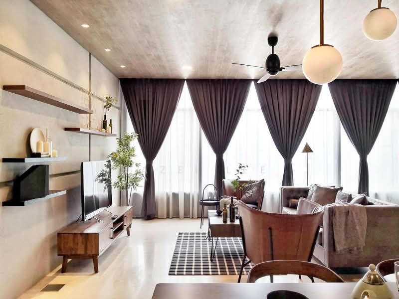 Kondominium untuk Disewa di Condominium @ The Troika - Hazel Lee - Living Room - PropertyGuru.com.my