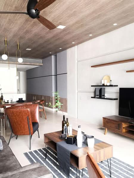 Kondominium untuk Disewa di Condominium @ The Troika - Hazel Lee - Living Room - PropertyGuru.com.my