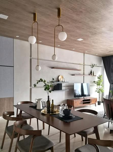 Kondominium untuk Disewa di Condominium @ The Troika - Hazel Lee - Dining Room - PropertyGuru.com.my