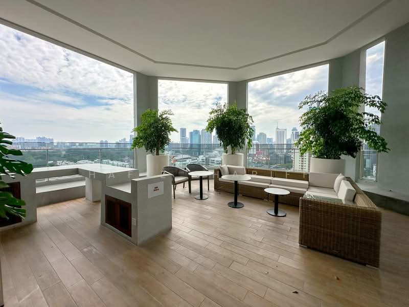 Servis Apartment untuk Disewa di The Atrium - Hafiz Shariff - Balcony - PropertyGuru.com.my