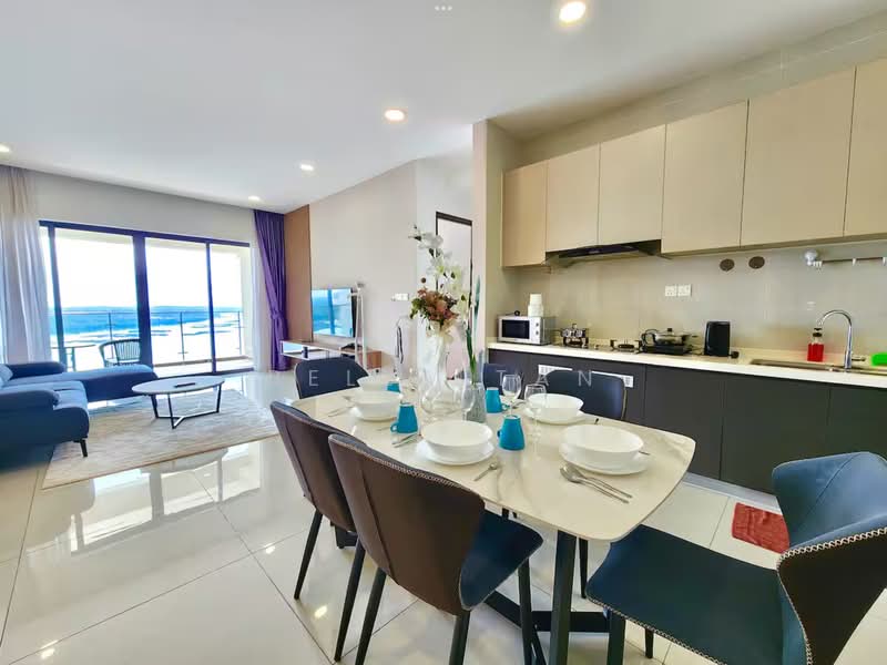 Kondominium untuk Dijual di Lovell @ Country Garden Danga Bay - Bella Tan - Living Room - PropertyGuru.com.my