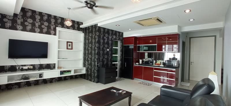 Servis Apartment untuk Disewa di Birch Regency @ Penang Times Square - SH Lim - Living Room - PropertyGuru.com.my