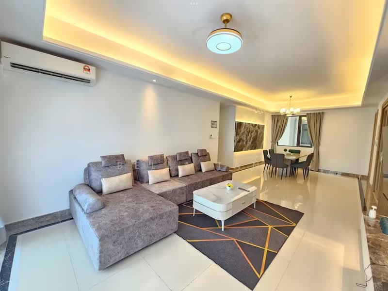 Kondominium untuk Dijual di R&F Princess Cove Phase 2-Seine Region - Bella Tan - Living Room - PropertyGuru.com.my