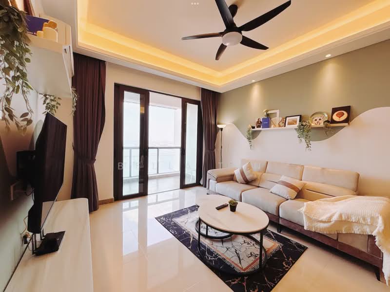 Kondominium untuk Dijual di R&F Princess Cove Phase 2-Seine Region - Bella Tan - Living Room - PropertyGuru.com.my
