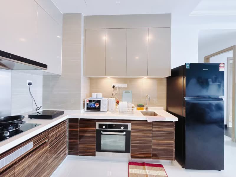Kondominium untuk Dijual di R&F Princess Cove Phase 2-Seine Region - Bella Tan - Kitchen - PropertyGuru.com.my