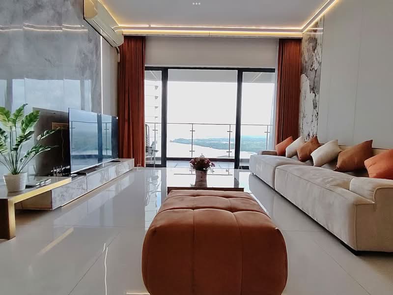 Kondominium untuk Dijual di Bay Laurel @ Country Garden Danga Bay - Bella Tan - Living Room - PropertyGuru.com.my
