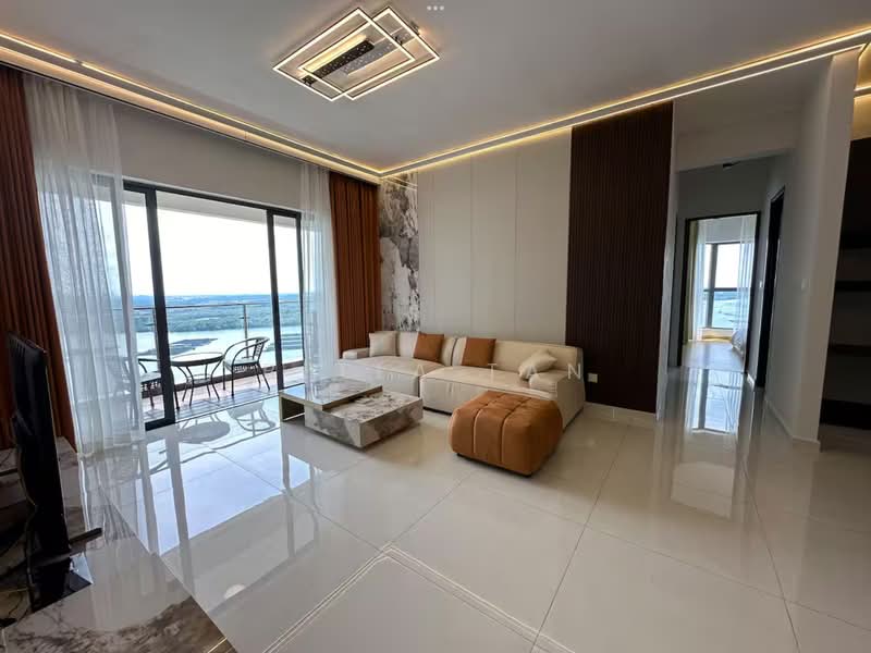 Kondominium untuk Dijual di Bay Laurel @ Country Garden Danga Bay - Bella Tan - Living Room - PropertyGuru.com.my