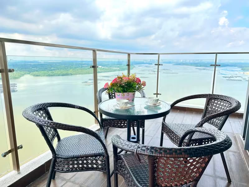 Kondominium untuk Dijual di Bay Laurel @ Country Garden Danga Bay - Bella Tan - Balcony - PropertyGuru.com.my
