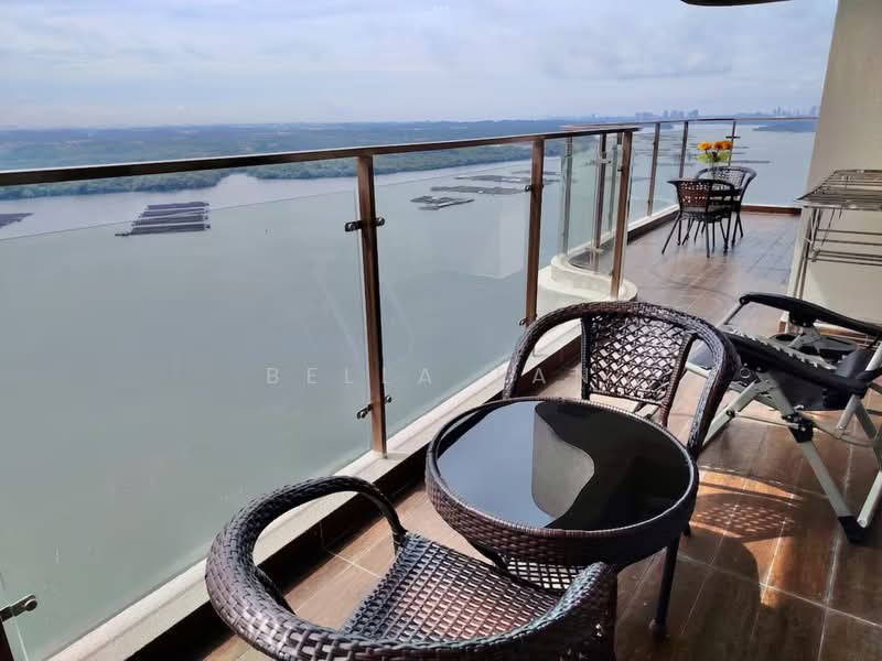 Kondominium untuk Dijual di Bay Laurel @ Country Garden Danga Bay - Bella Tan - Balcony - PropertyGuru.com.my