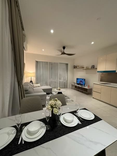 Service Residence for Rent at Quill Residence - Angel Lim - Living Room - PropertyGuru.com.my