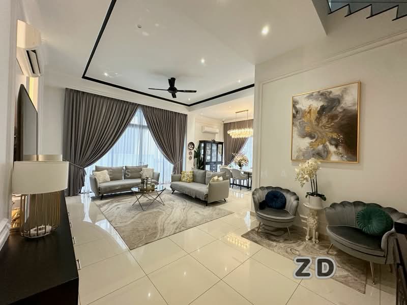 Rumah Berkembar untuk Dijual di Setia Alam (Selangor) - Desmond Chan - Living Room - PropertyGuru.com.my
