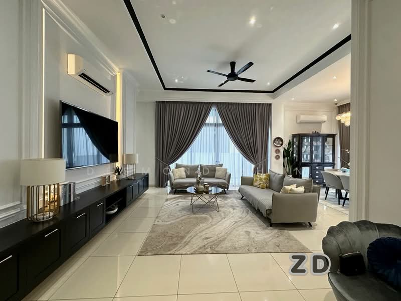Rumah Berkembar untuk Dijual di Setia Alam (Selangor) - Desmond Chan - Living Room - PropertyGuru.com.my