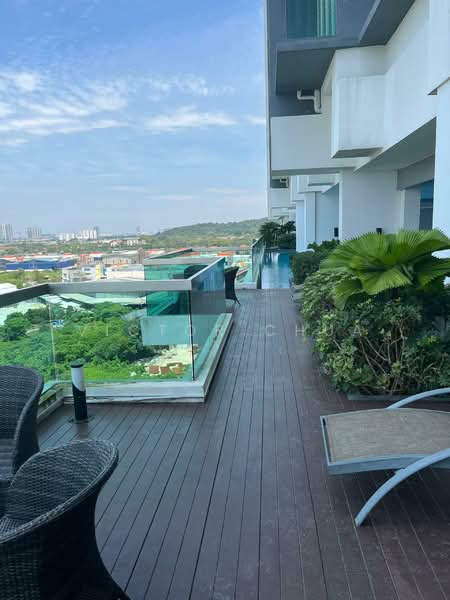 Service Residence for Rent at Saville D'lake - Victor Chua - Balcony - PropertyGuru.com.my